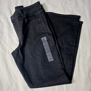 American Eagle Outfitters Women's Size 16 Black Onyx Kick Boot Stretchy Jeans